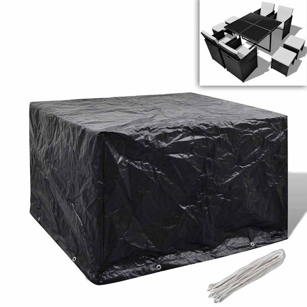 Vidaxl Garden Furniture Cover 8 Eyelets 113X113x73 Cm Outdoor Furniture Covers