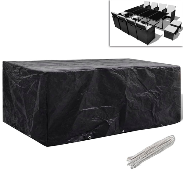 Vidaxl Garden Furniture Cover 8 Eyelets 229X113x73 Cm Outdoor Furniture Covers