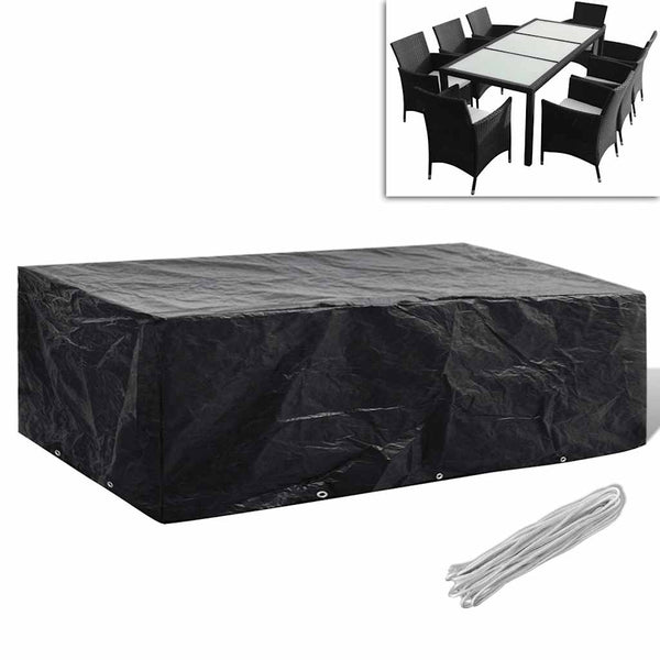Vidaxl Garden Furniture Cover 8 Eyelets 300X140x90 Cm Outdoor Furniture Covers