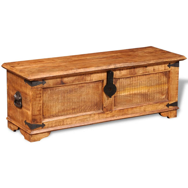 Vidaxl Storage Chest Rough Mango Wood Dressers & Chests Of Drawers