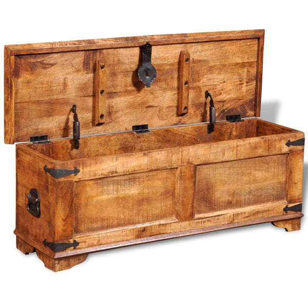 Vidaxl Storage Chest Rough Mango Wood Dressers & Chests Of Drawers