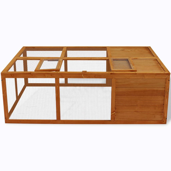 Outdoor Foldable Wooden Animal Cage