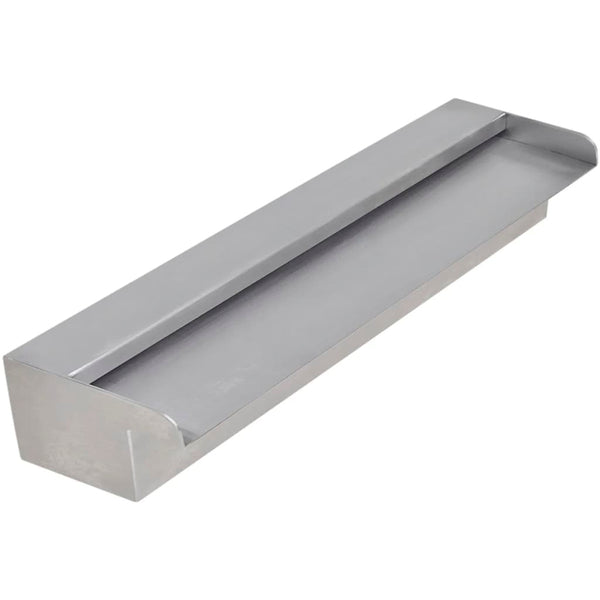 Rectangular Waterfall Pool Fountain Stainless Steel 45 Cm Outdoor Fountains