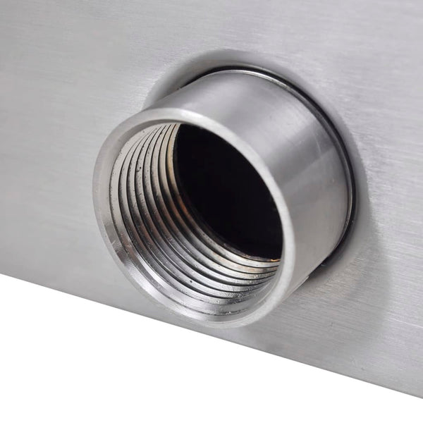 Rectangular Waterfall Pool Fountain Stainless Steel 45 Cm Outdoor Fountains