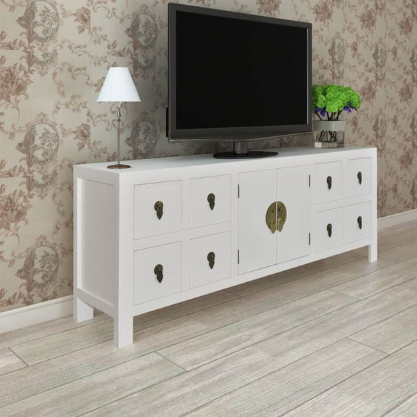 Vidaxl Sideboard Asian Style With 8 Drawers And 2 Doors Sideboards & Buffets