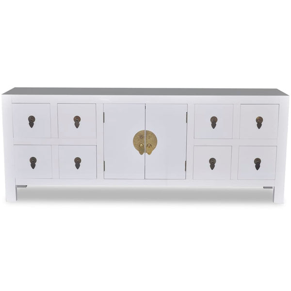 Vidaxl Sideboard Asian Style With 8 Drawers And 2 Doors Sideboards & Buffets