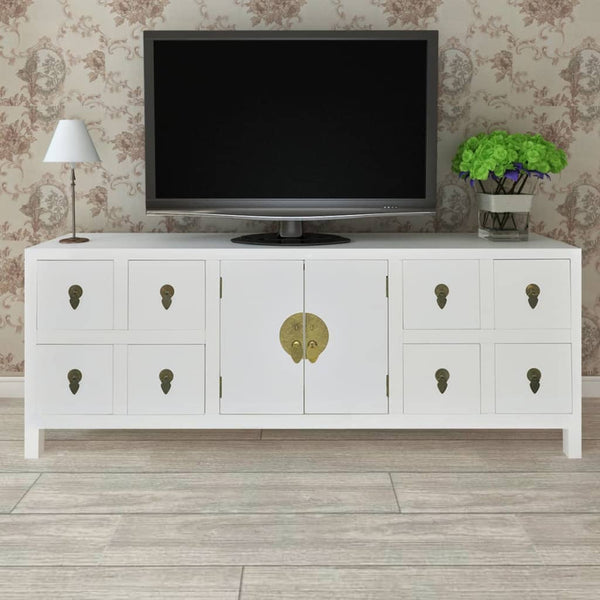 Vidaxl Sideboard Asian Style With 8 Drawers And 2 Doors Sideboards & Buffets