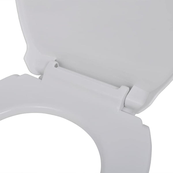 Vidaxl Soft Close Toilet Seat White Oval Toilest Seats