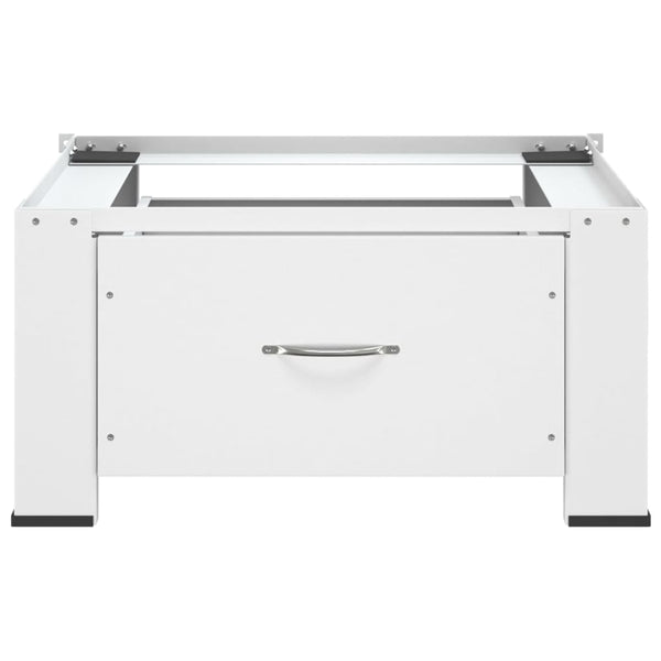 Washing Machine Pedestal With Drawer White Washer & Dryer Parts