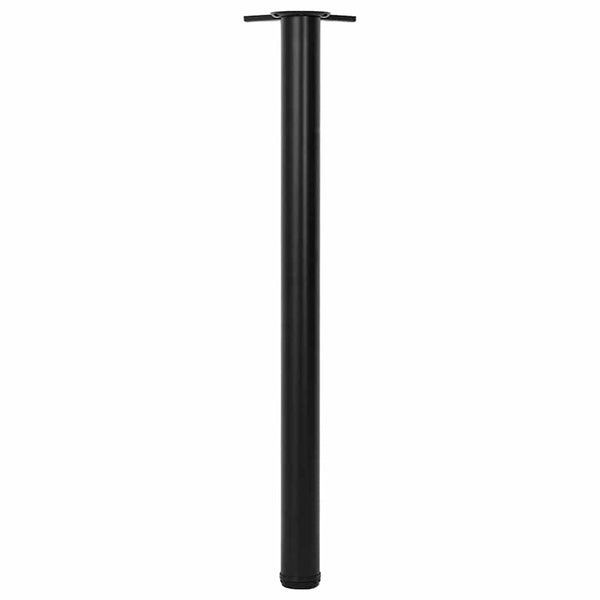 Vidaxl 4 Height Adjustable Table Legs Black 870 Mm Dining Table Legs