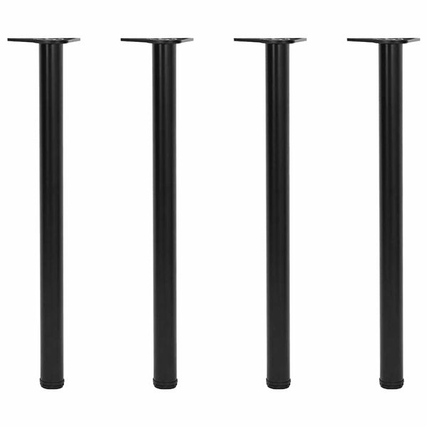 Vidaxl Table Legs 4 Pcs Black 870 Mm Dining Table Legs