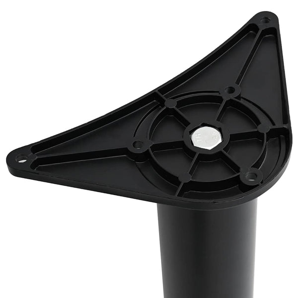 Vidaxl Table Legs 4 Pcs Black 870 Mm Dining Table Legs