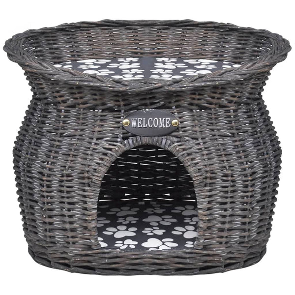 Willow Cat Tree Pet House/Bed/Scratching Post With Cushion