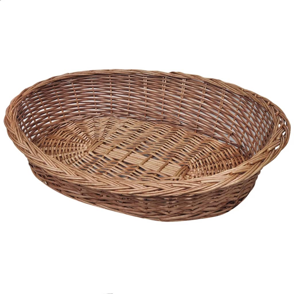 Willow Dog Basket/Pet Bed Natural 90 Cm Pet Beds