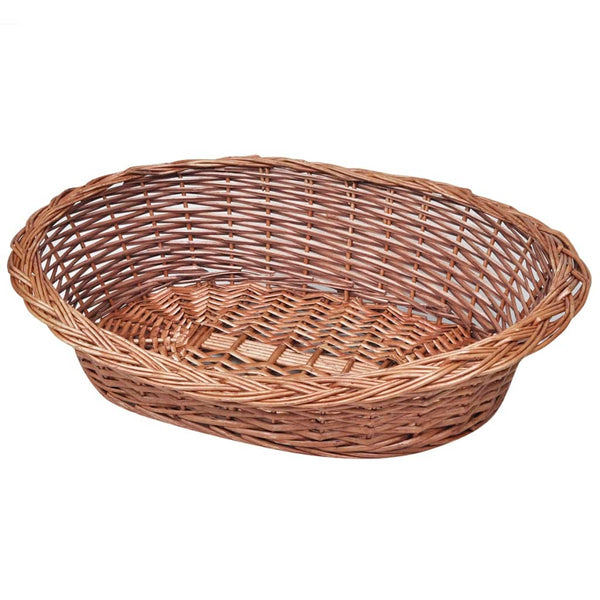 Willow Dog Basket/Pet Bed Natural 70 Cm Pet Beds