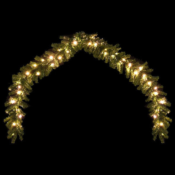 Christmas Garland With Led Lights 5 M Seasonal Decorations