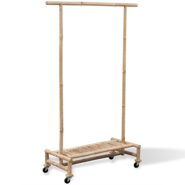 Vidaxl Bamboo Clothes Rack Garment Racks