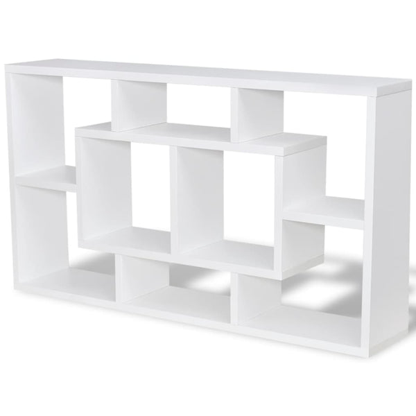 Floating Wall Display Shelf 8 Compartments Bookshelves