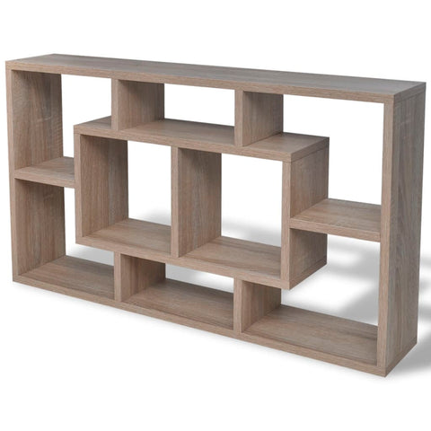 Floating Wall Display Shelf 8 Compartments
