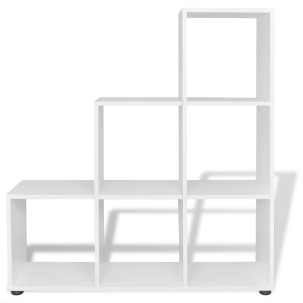 Bookshelves Staircase Bookcase/Display Shelf 107 Cm White