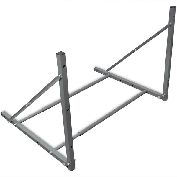 Vidaxl Tyre Rack Silver Steel Tool Shelving & Racking Systems