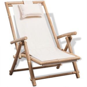Outdoor Deck Chair Bamboo