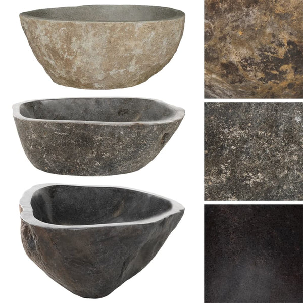 Basin River Stone Oval (36 46)X(29 36) Cm Bathroom Sinks