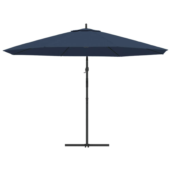 Vidaxl Cantilever Garden Parasol 3.5 M Blue Shade Sails