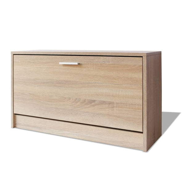 Shoe Storage Bench Oak 80X24x45 Cm Shoe Organisers