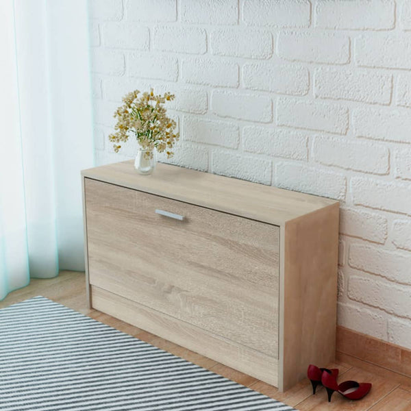 Shoe Storage Bench Oak 80X24x45 Cm Shoe Organisers