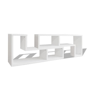 Tv Cabinet Double L-Shaped White