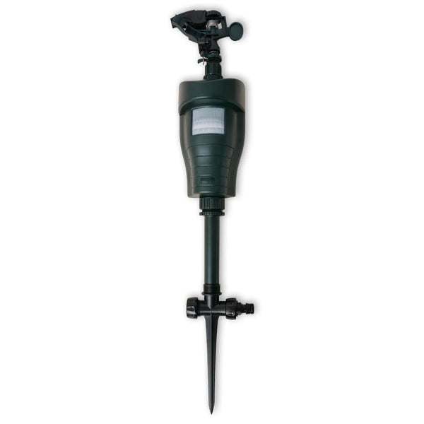 Vidaxl Jet Spray Animal Repellent With Pir Sensor Dark Green Repellents & Deterrents