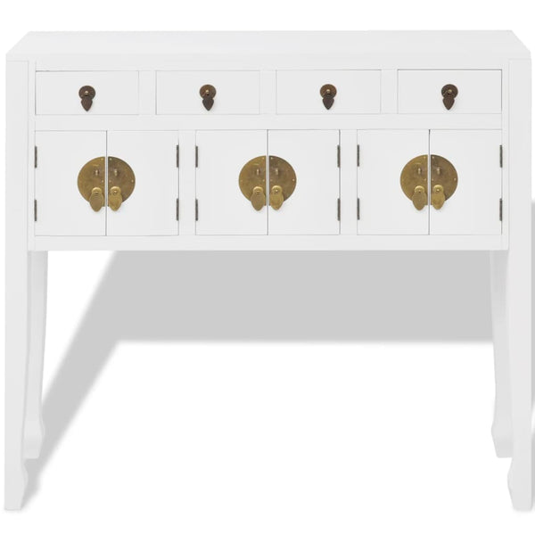 Sideboards & Buffets Sideboard Chinese Style Solid Wood White