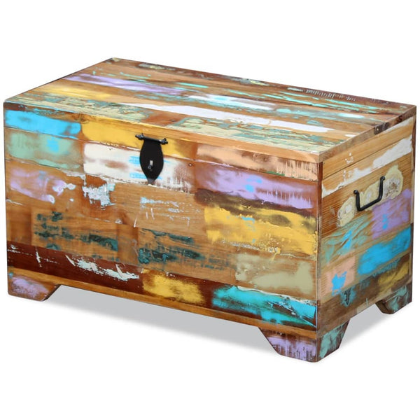 Storage Chest Solid Reclaimed Wood Blanket Boxes