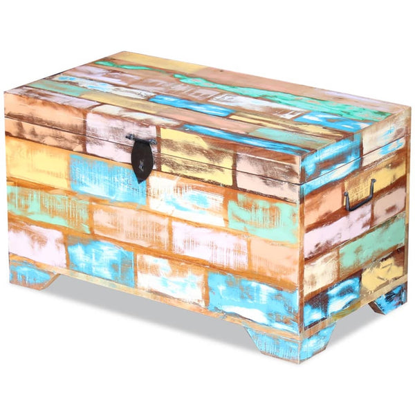 Storage Chest Solid Reclaimed Wood Blanket Boxes