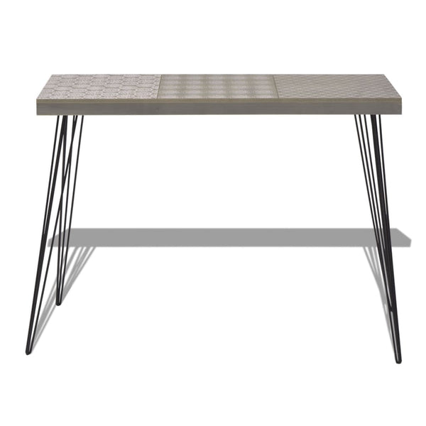 Console Table 90X30x71.5 Cm Grey