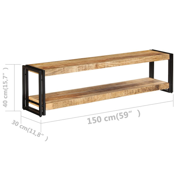 Vidaxl Tv Cabinet 150X30x40 Cm Solid Mango Wood Tv Stands & Entertainment Units