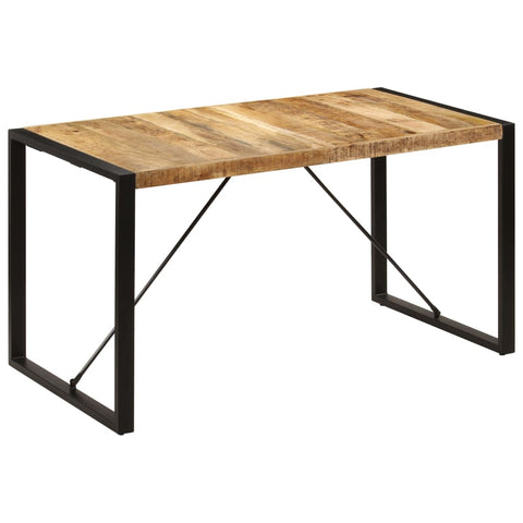 Dining Table 140X70x75 Cm Solid Mango Wood Dining Tables