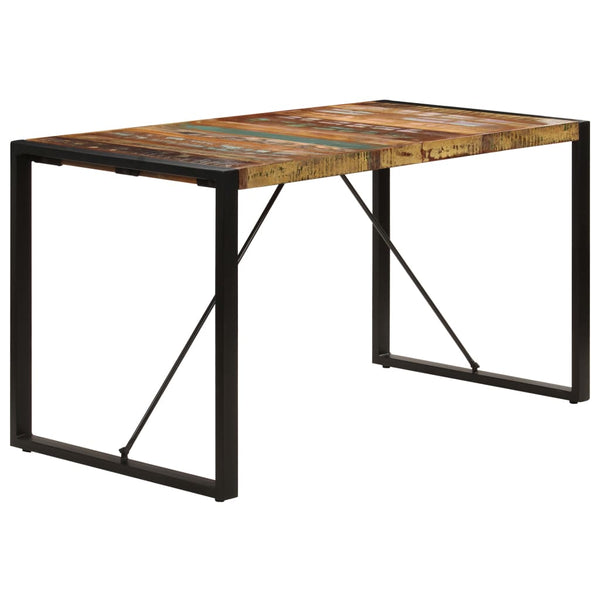 Dining Table 140X70x75 Cm Solid Reclaimed Wood Dining Tables