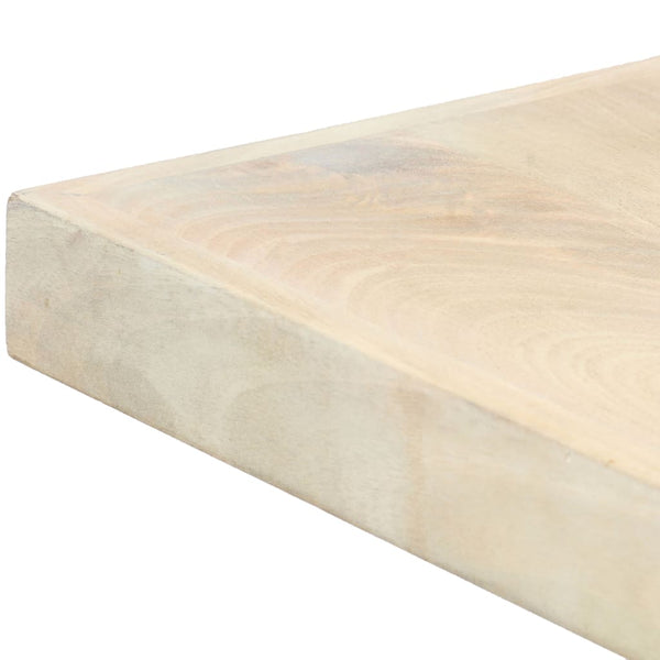 Dining Table 140X70x75 Cm Solid Bleached Mango Wood Dining Tables