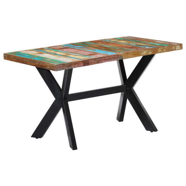 Dining Table 140X70x75 Cm Solid Reclaimed Wood Dining Tables