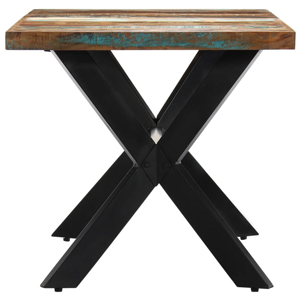 Dining Table 140X70x75 Cm Solid Reclaimed Wood Dining Tables