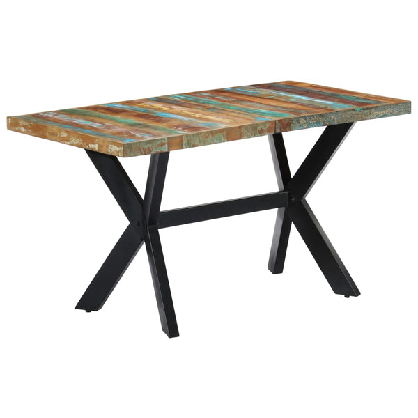 Dining Table 140X70x75 Cm Solid Reclaimed Wood Dining Tables