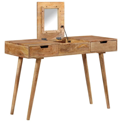 Dressing Tables Dressing Table 112X45x76 Cm Solid Mango Wood