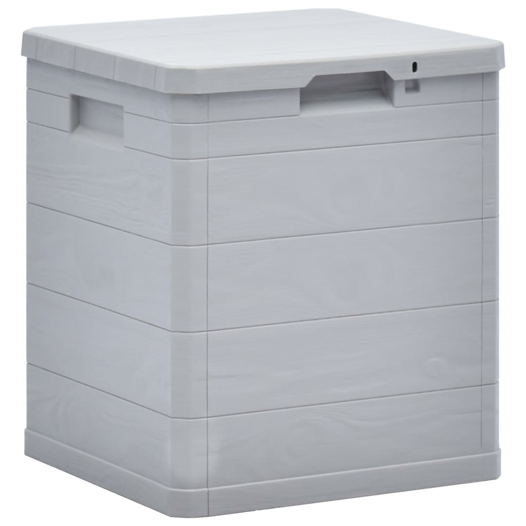 Garden Storage Box 90 L Light Grey Storage Deck Boxes