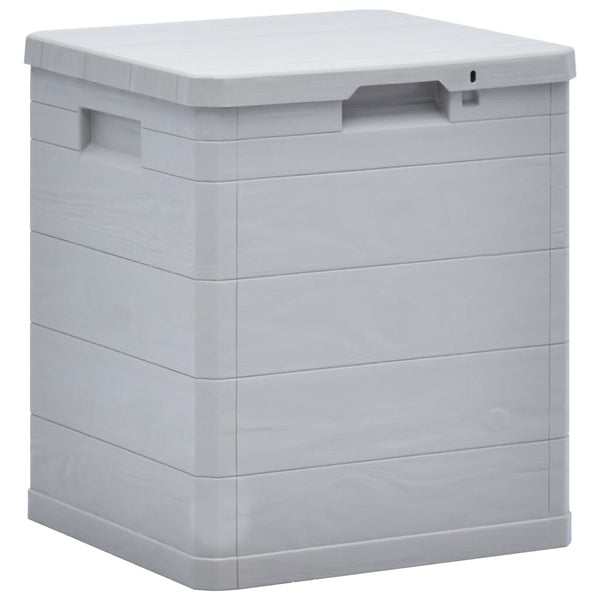 Garden Storage Box 90 L Light Grey Storage Deck Boxes