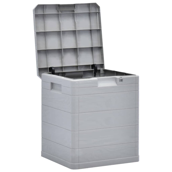 Garden Storage Box 90 L Light Grey Storage Deck Boxes
