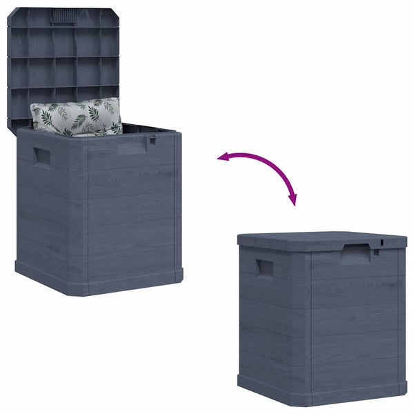 Vidaxl Garden Storage Box 90 L Anthracite Storage Deck Boxes