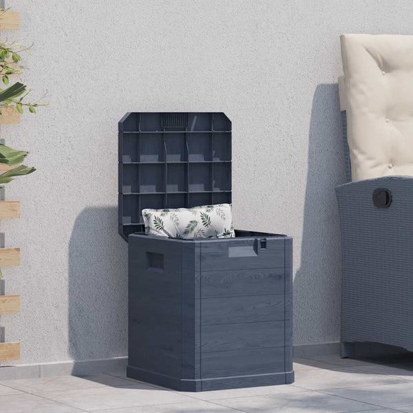 Vidaxl Garden Storage Box 90 L Anthracite Storage Deck Boxes