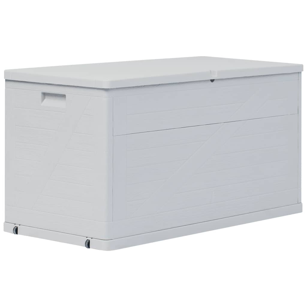 Vidaxl Garden Storage Box 420 L Light Grey Storage Deck Boxes